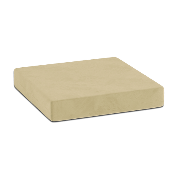 Sittepute på mål i velour - Sand - S6002.