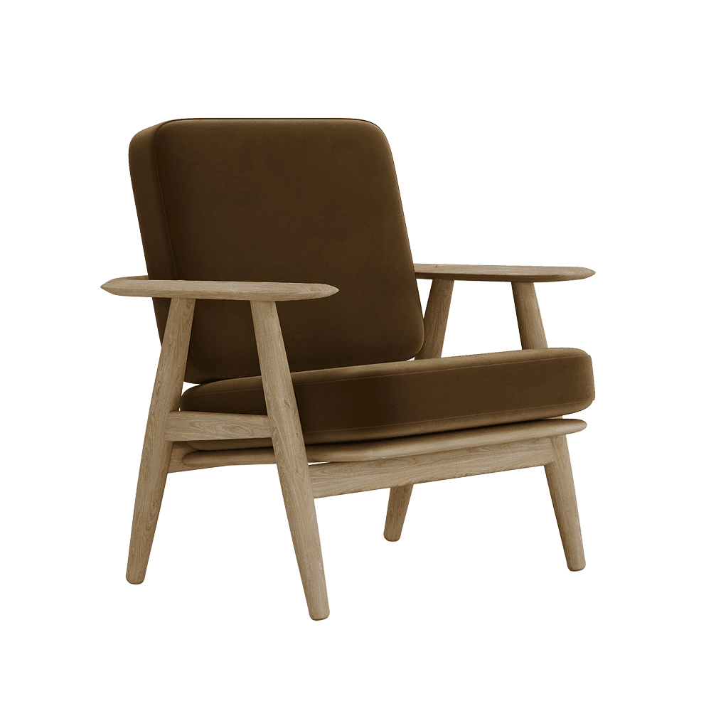 Se bildet i fullskjerm Putesett til Wegner GE 240/290 i velour