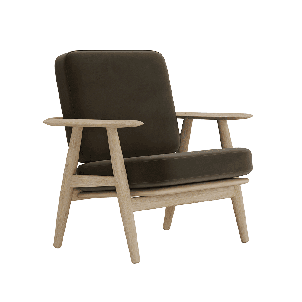 Se bildet i fullskjerm Putesett til Wegner GE 240/290 i velour