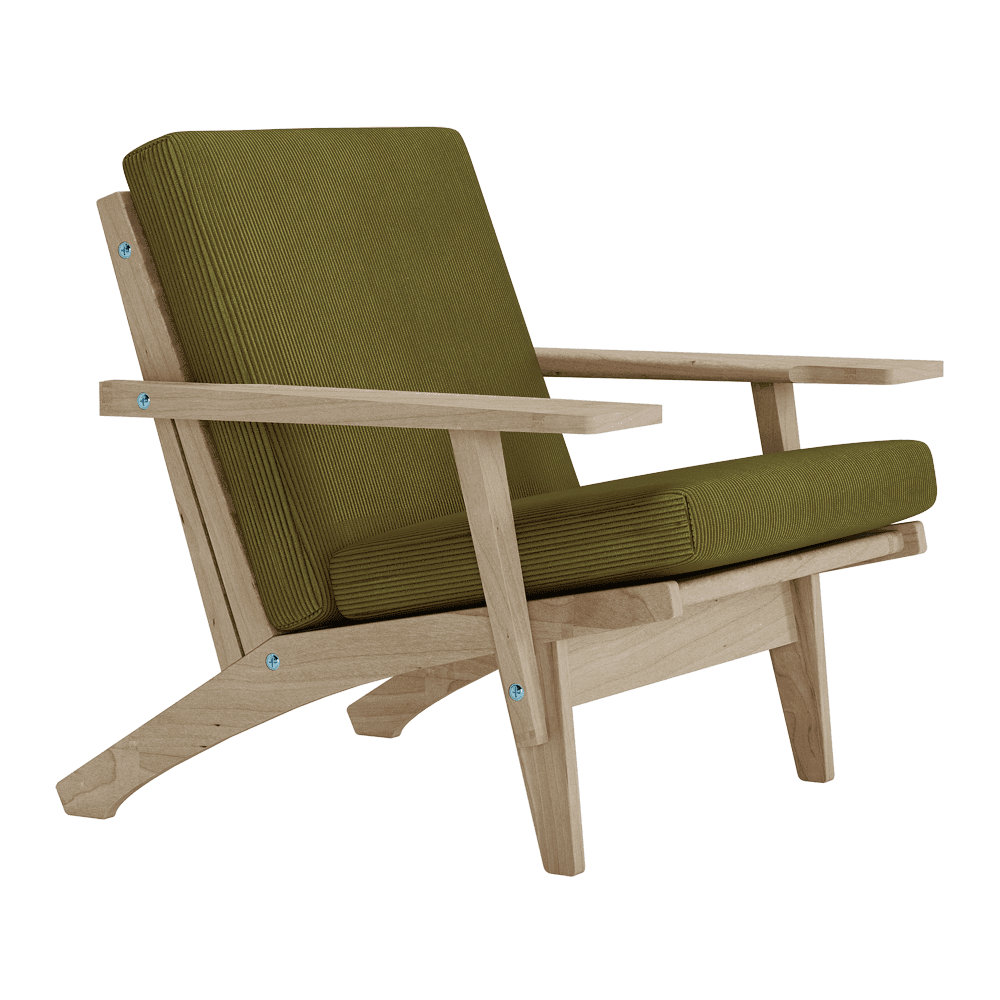 Se bildet i fullskjerm Putesett til Wegner GE 370 i velvet