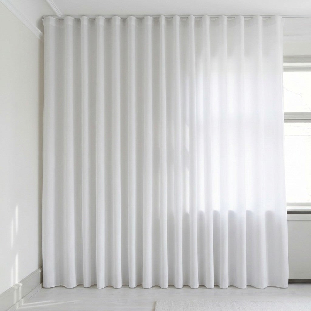 Se bildet i fullskjerm Transparent gardin på mål – Silva