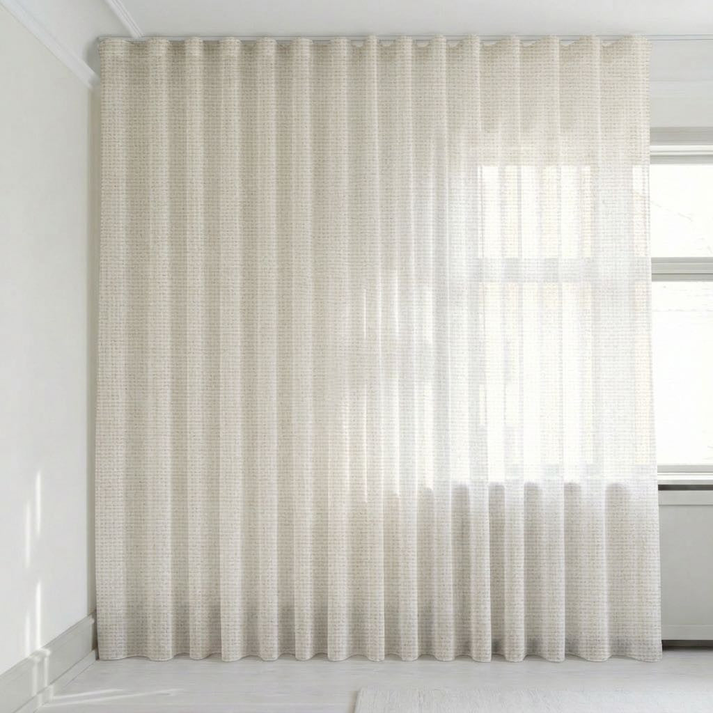 Se bildet i fullskjerm Transparent gardin på mål – Suula