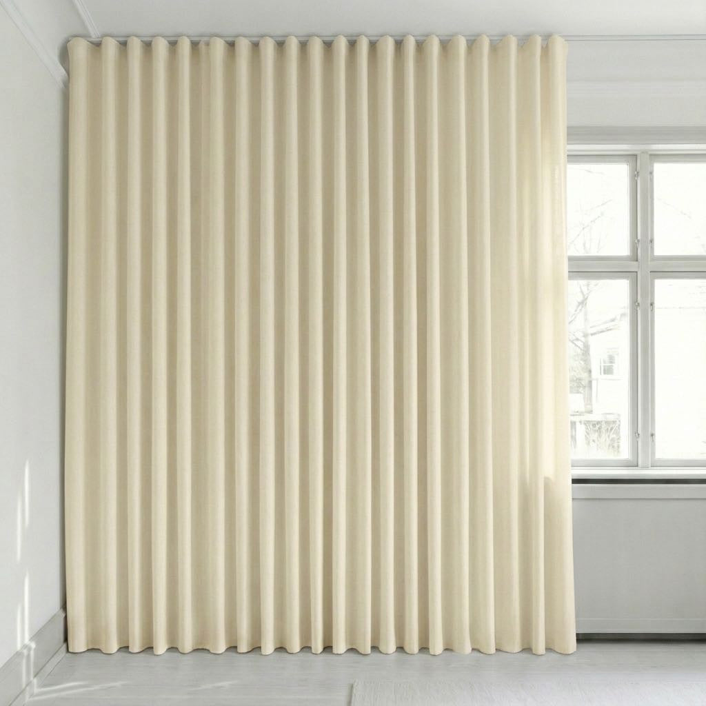 Se bildet i fullskjerm Semitransparent gardin på mål – Rina