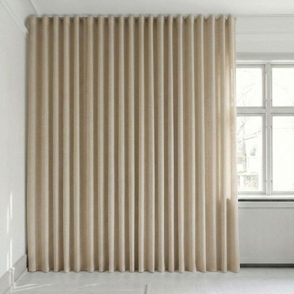 Se bildet i fullskjerm Semitransparent gardin på mål – Rina