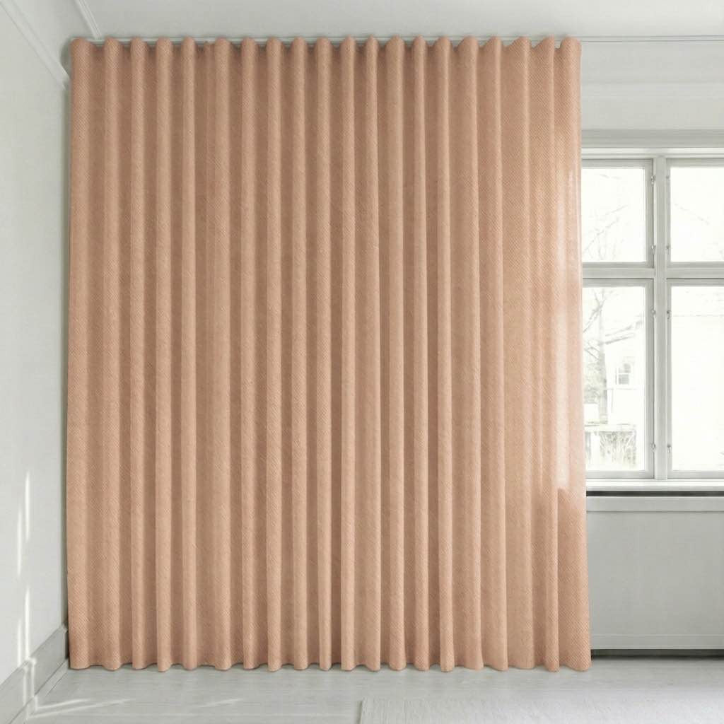 Se bildet i fullskjerm Semitransparent gardin på mål – Rina