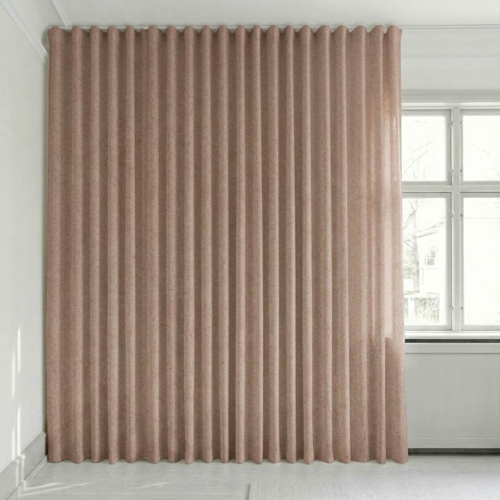 Se bildet i fullskjerm Semitransparent gardin på mål – Rina