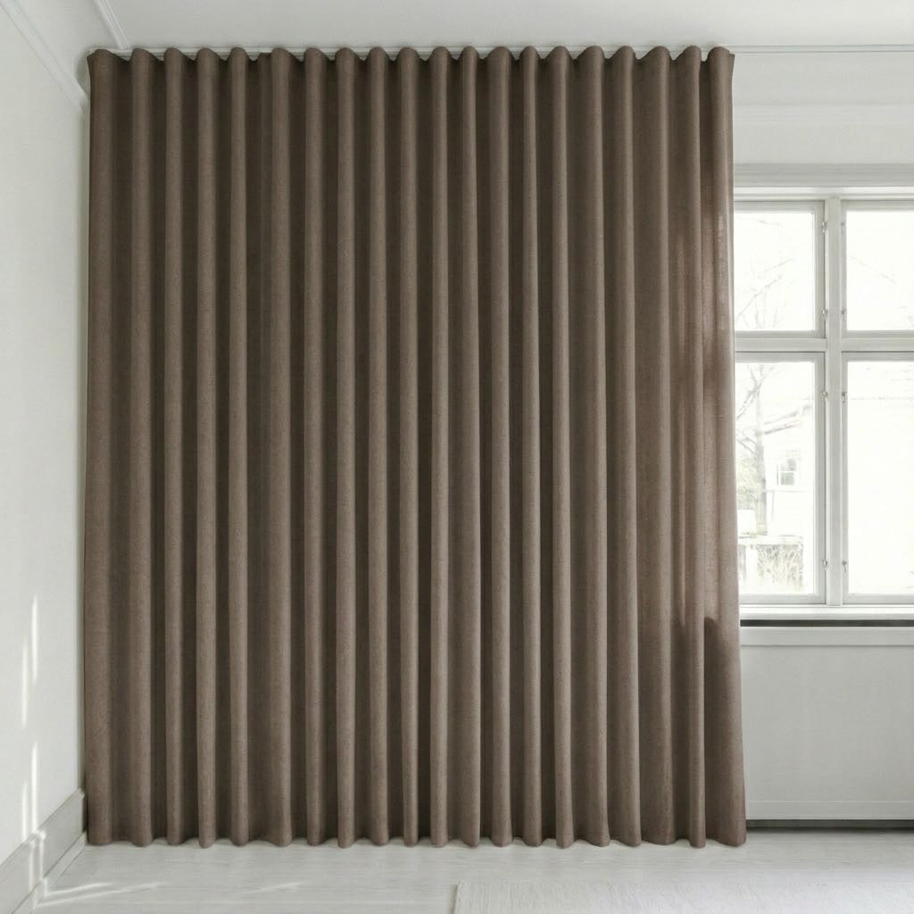 Se bildet i fullskjerm Semitransparent gardin på mål – Rina
