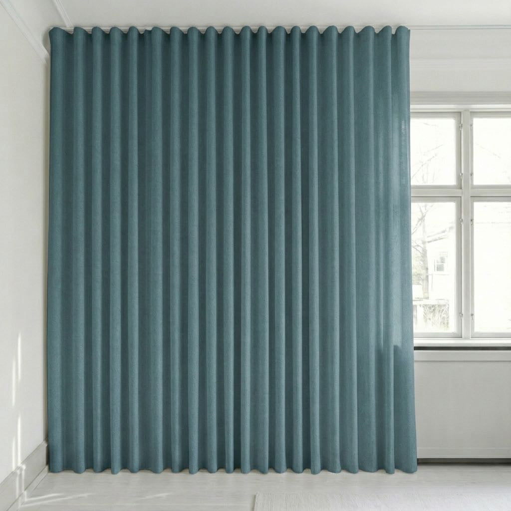 Se bildet i fullskjerm Semitransparent gardin på mål – Rina