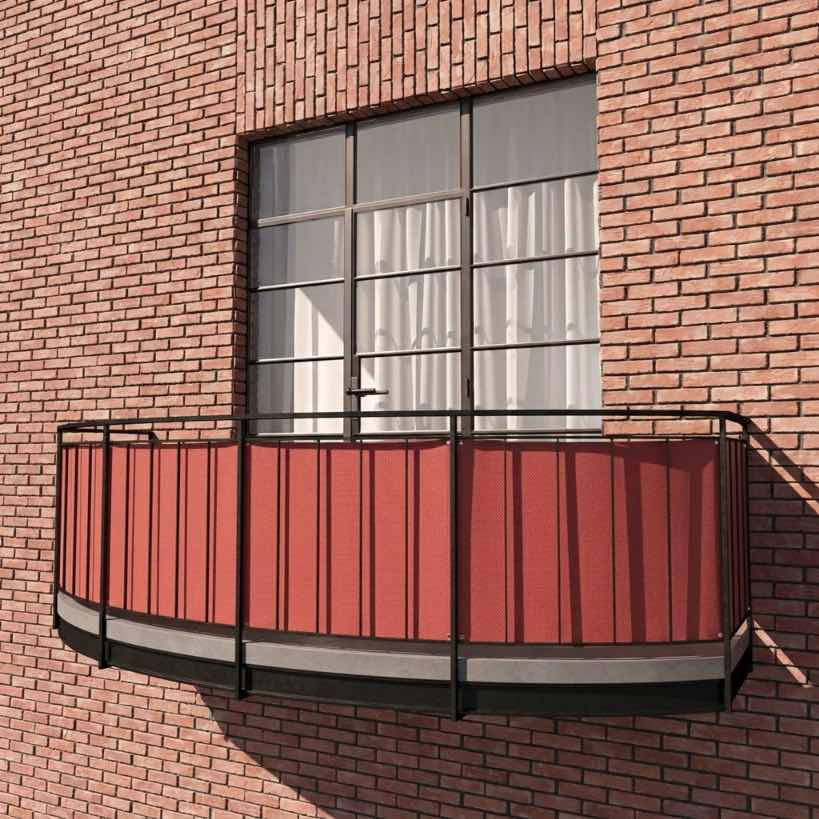 Se bildet i fullskjerm Balkongskjerming i Sunproof olefin