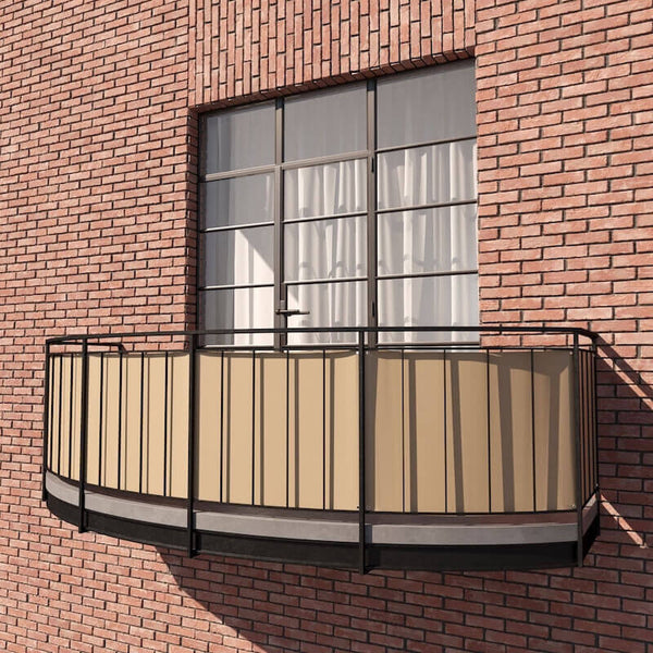 Balkongskjerming i Premium akryl - Beige﹣M2022