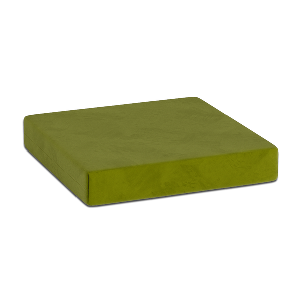 Sittepute på mål i velour - Olive - S6020.