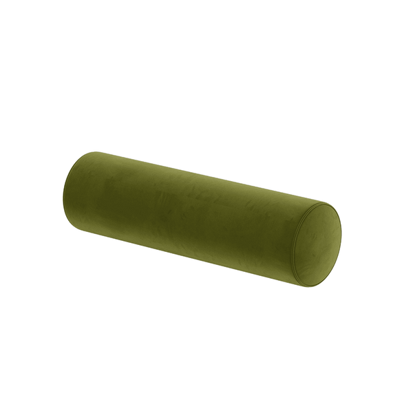 Sylinderpute på mål i velour - Olive - S6020,