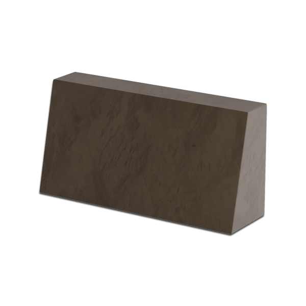 Skrå ryggpute på mål i velour - Deep gray - S6013..