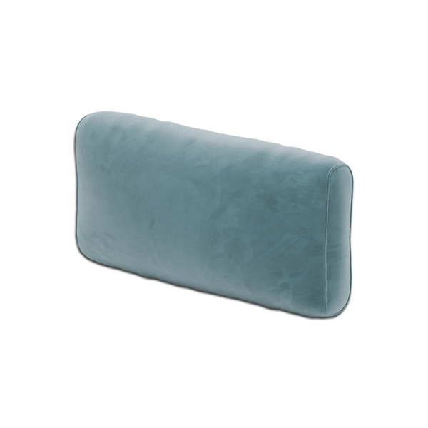 Myk ryggpute på mål i velour - Cloud. - S6017
