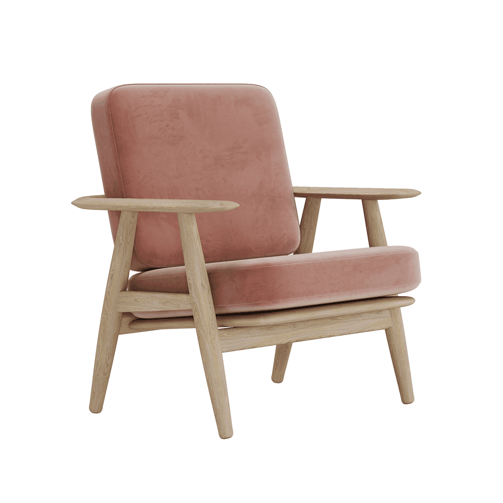 Putesett til Wegner GE 240/290 i velour