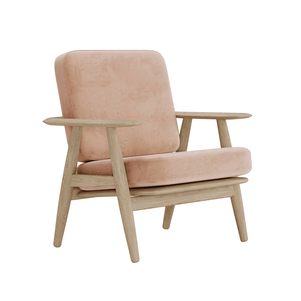 Putesett til Wegner GE 240/290 i velour
