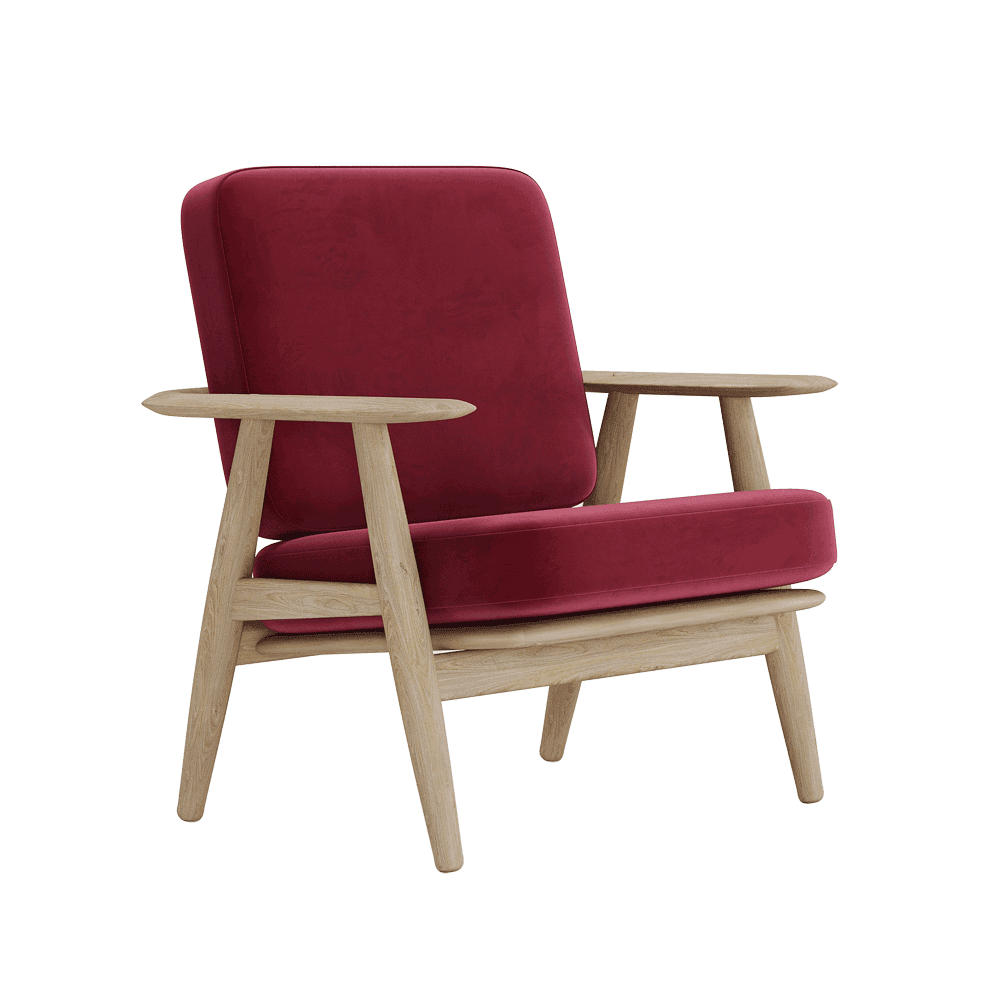 Putesett til Wegner GE 240/290 i velour