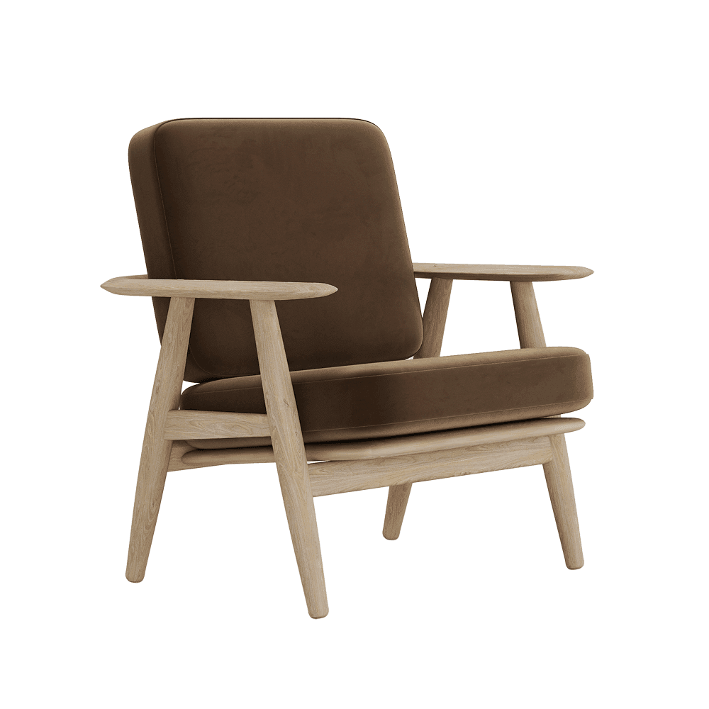 Putesett til Wegner GE 240/290 i velour