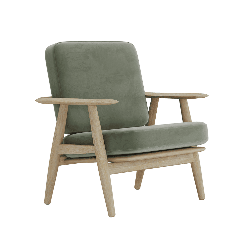 Putesett til Wegner GE 240/290 i velour