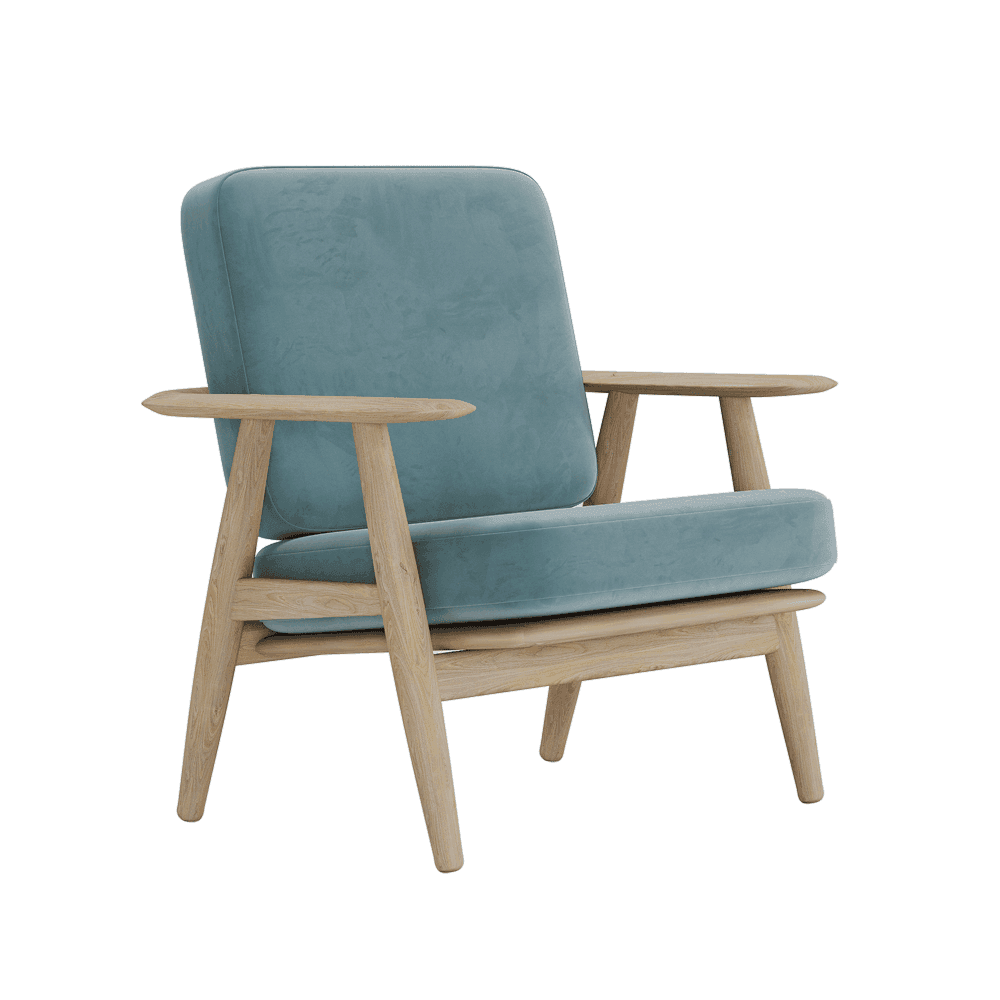 Putesett til Wegner GE 240/290 i velour