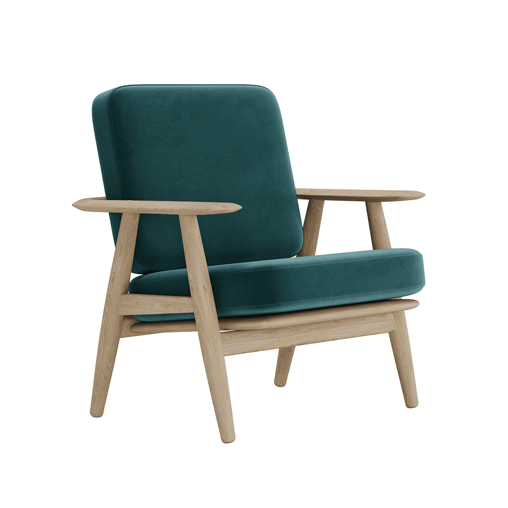 Putesett til Wegner GE 240/290 i velour