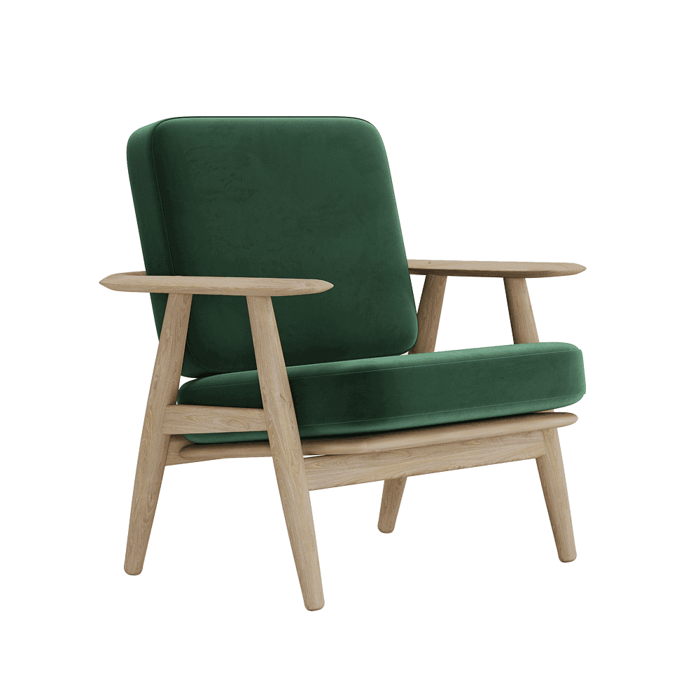 Putesett til Wegner GE 240/290 i velour