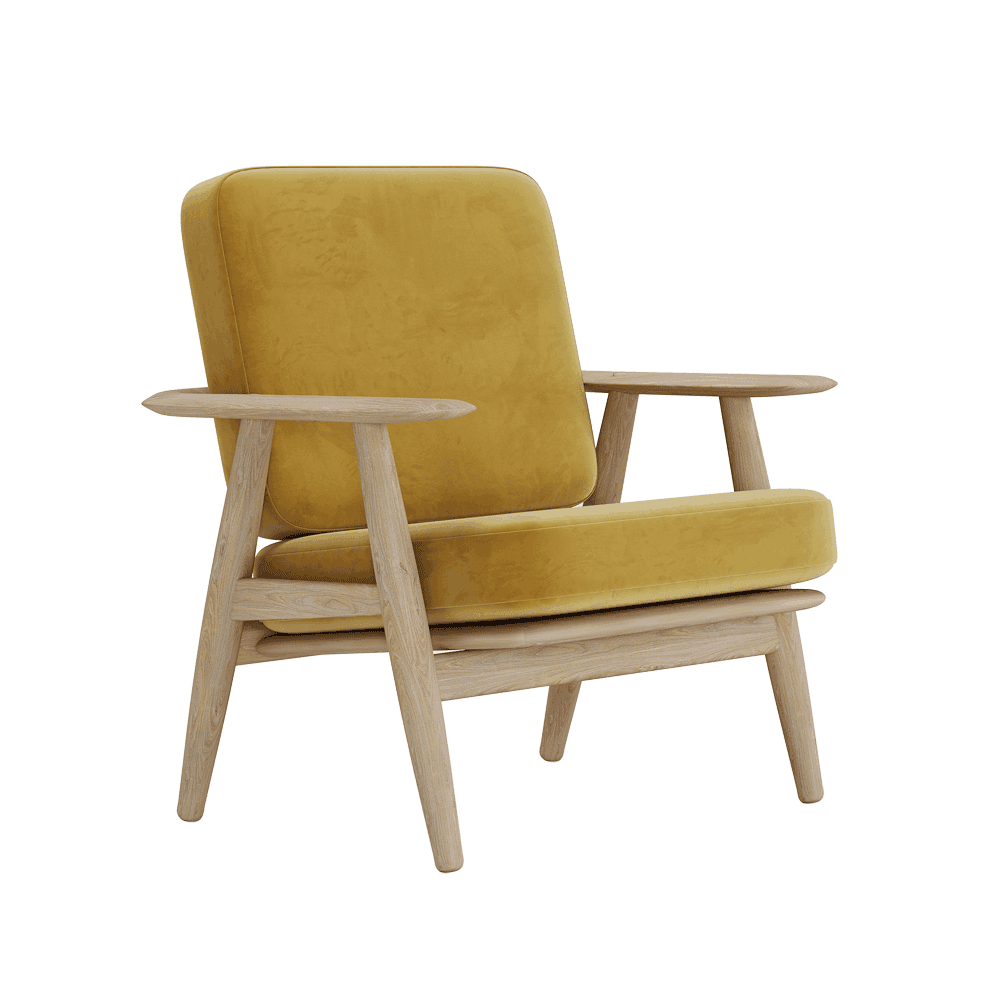 Putesett til Wegner GE 240/290 i velour