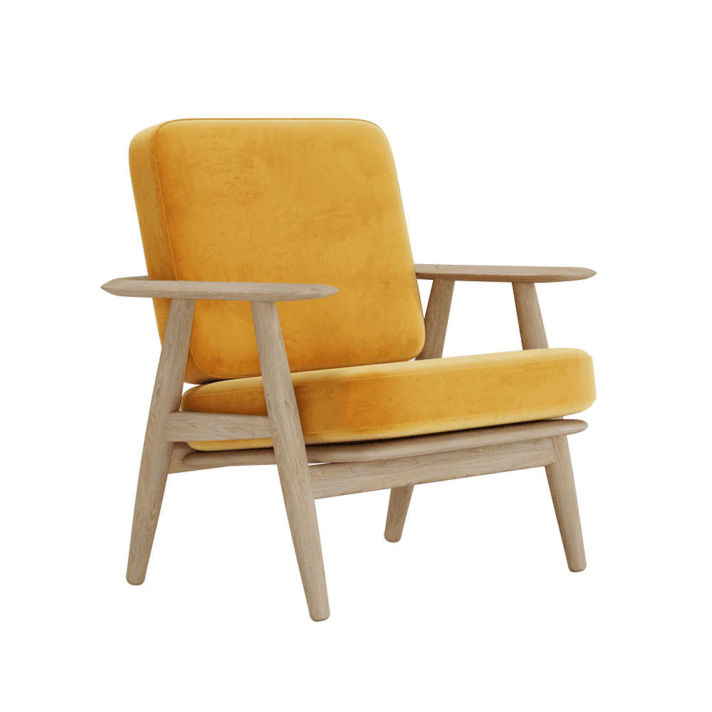 Putesett til Wegner GE 240/290 i velour