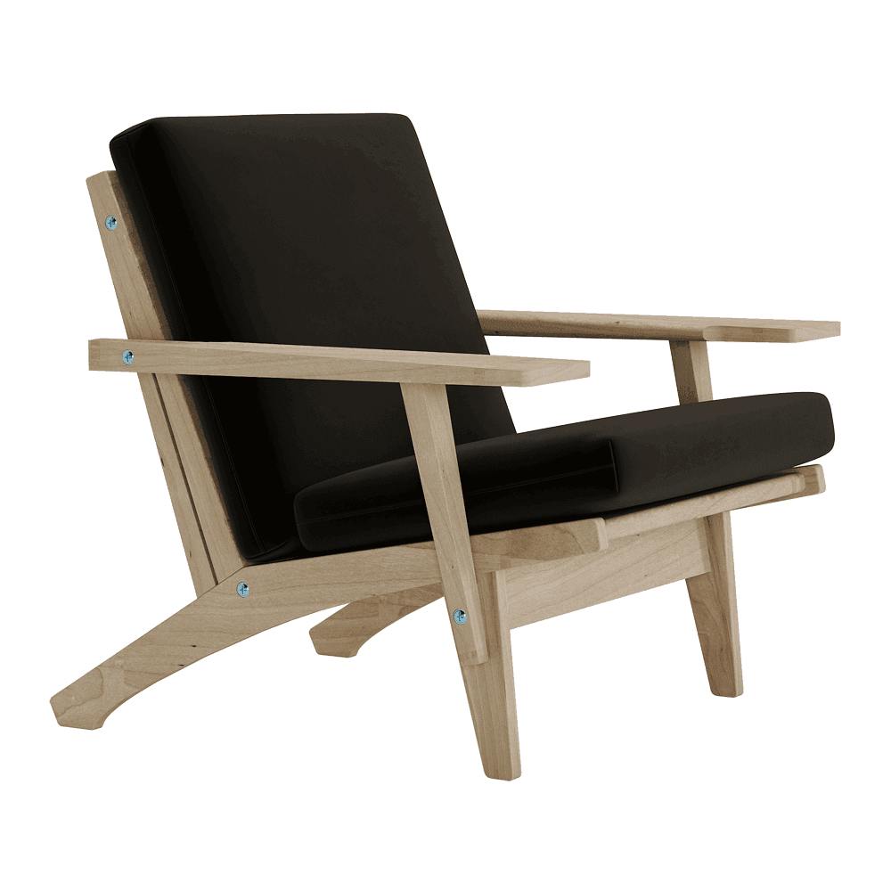 Putesett til Wegner GE 370 i velour