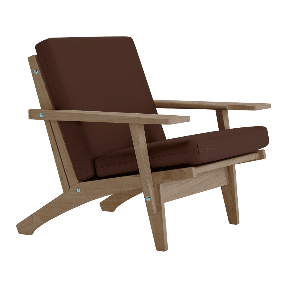 Putesett til Wegner GE 370 i skinn