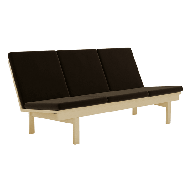 Putesett til Wegner GE 240/290 i velour - Velour - Deep gray - S6013.