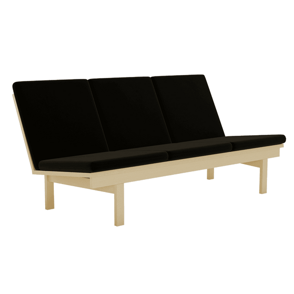 Putesett til Wegner GE 240/290 i velour - Velour - Black - S6014.