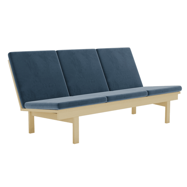 Putesett til Wegner GE 240/290 i velour - Velour - Greenness - S6016.