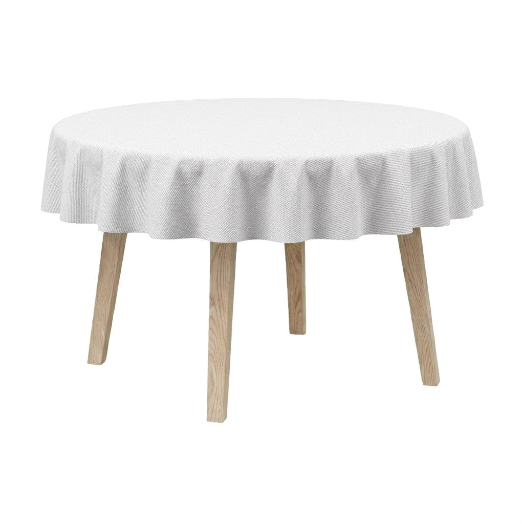 Rund duk i damask