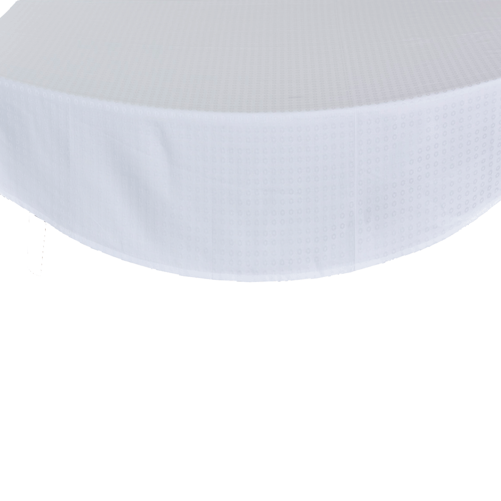 Rund duk i damask