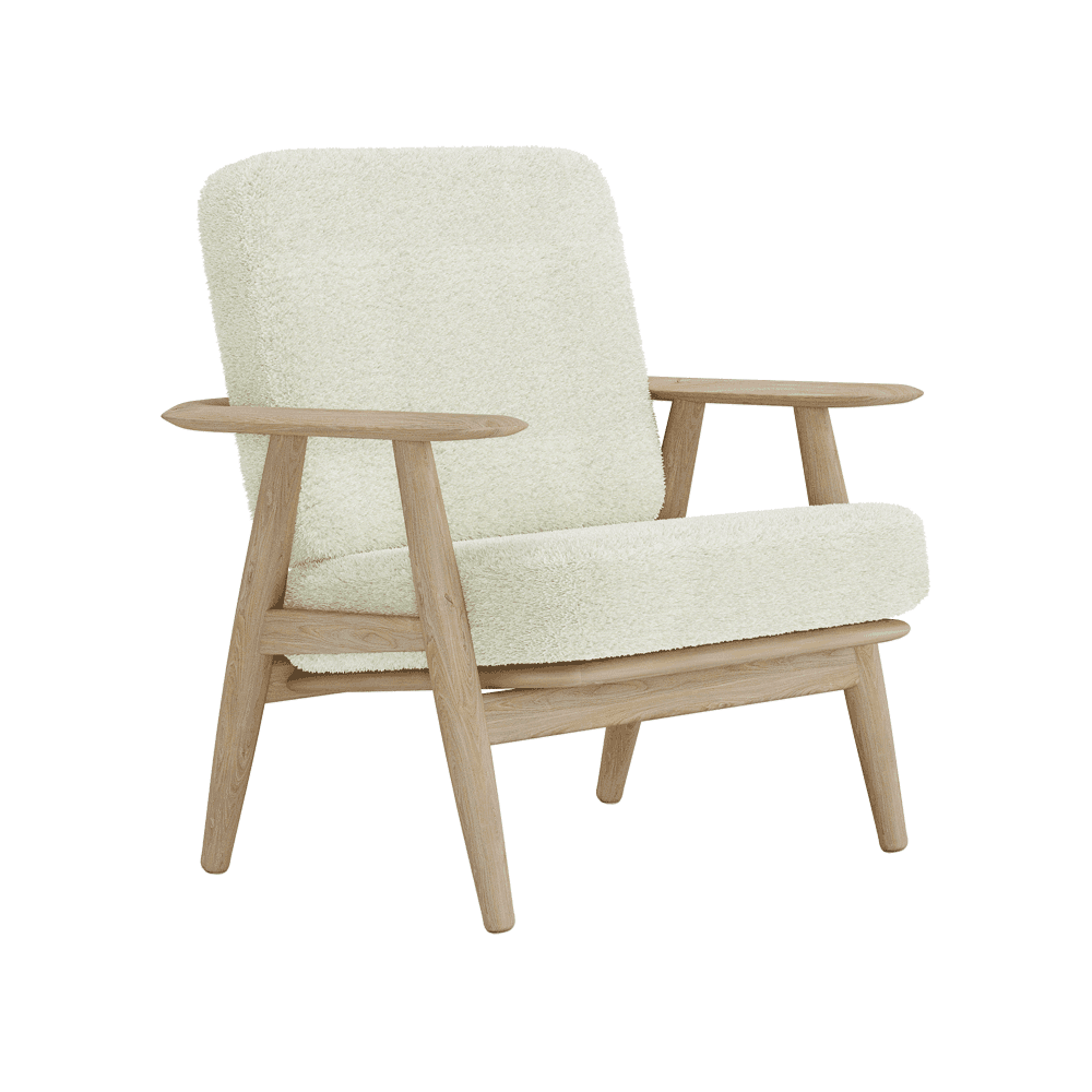 Putesett til Wegner GE 240/290 i bouclé