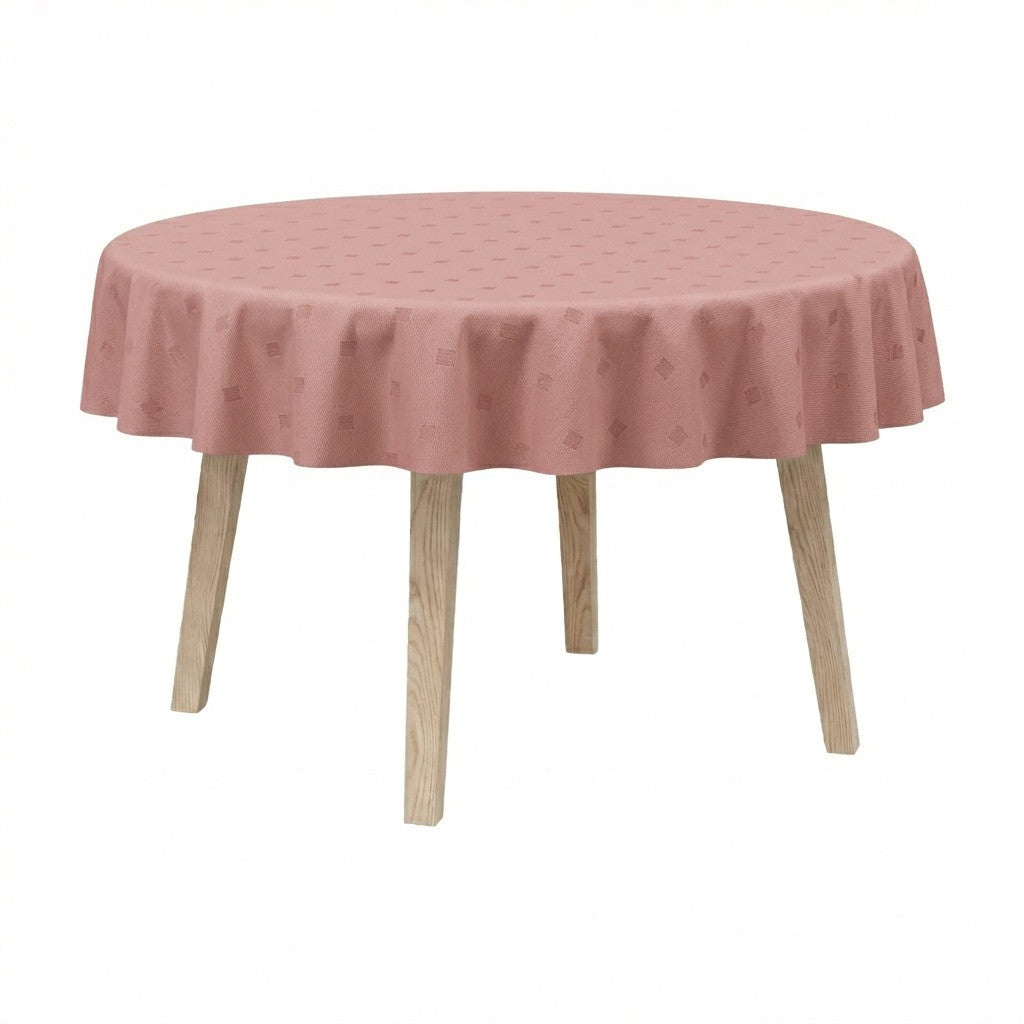 Rund duk i egyptisk damask