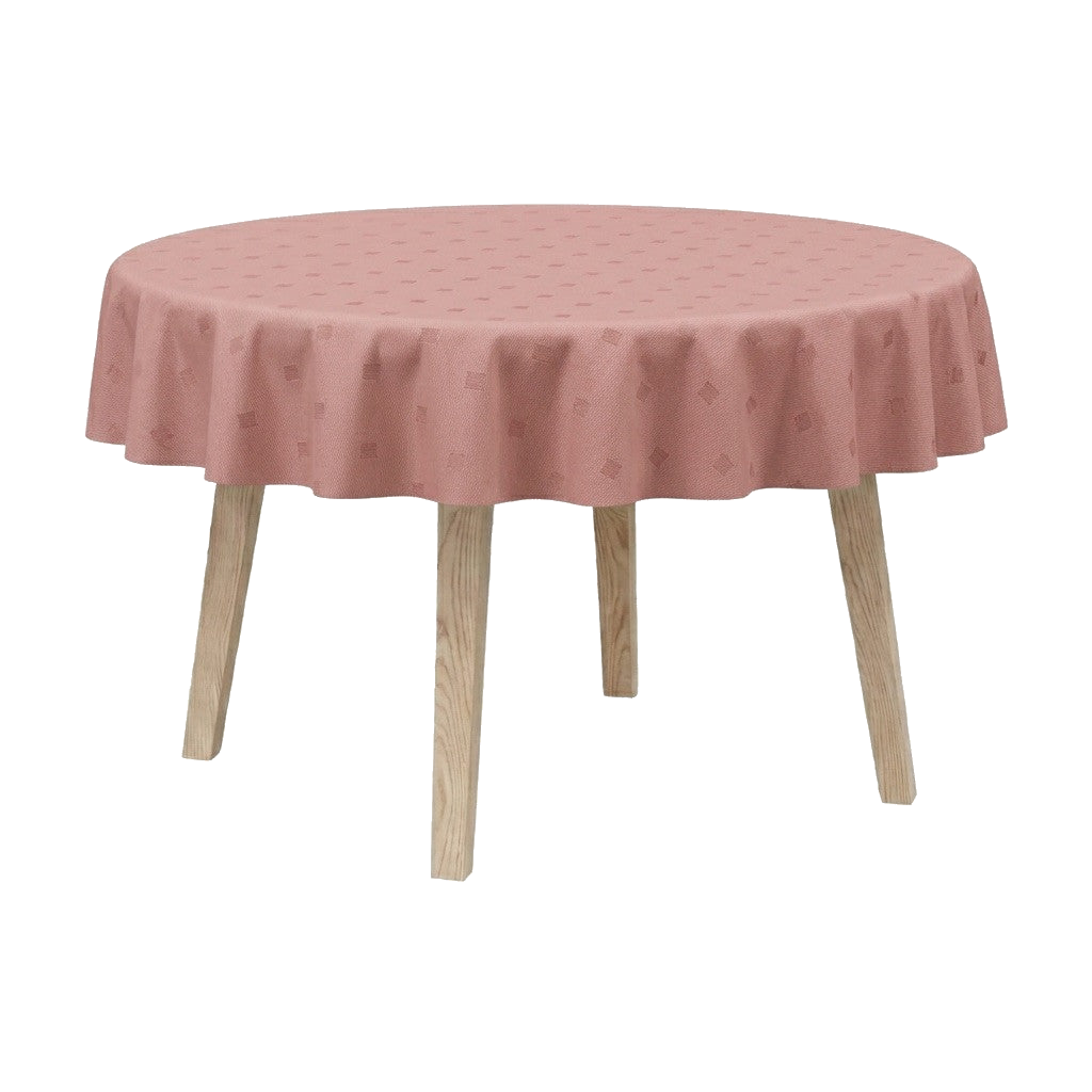 Rund duk i egyptisk damask