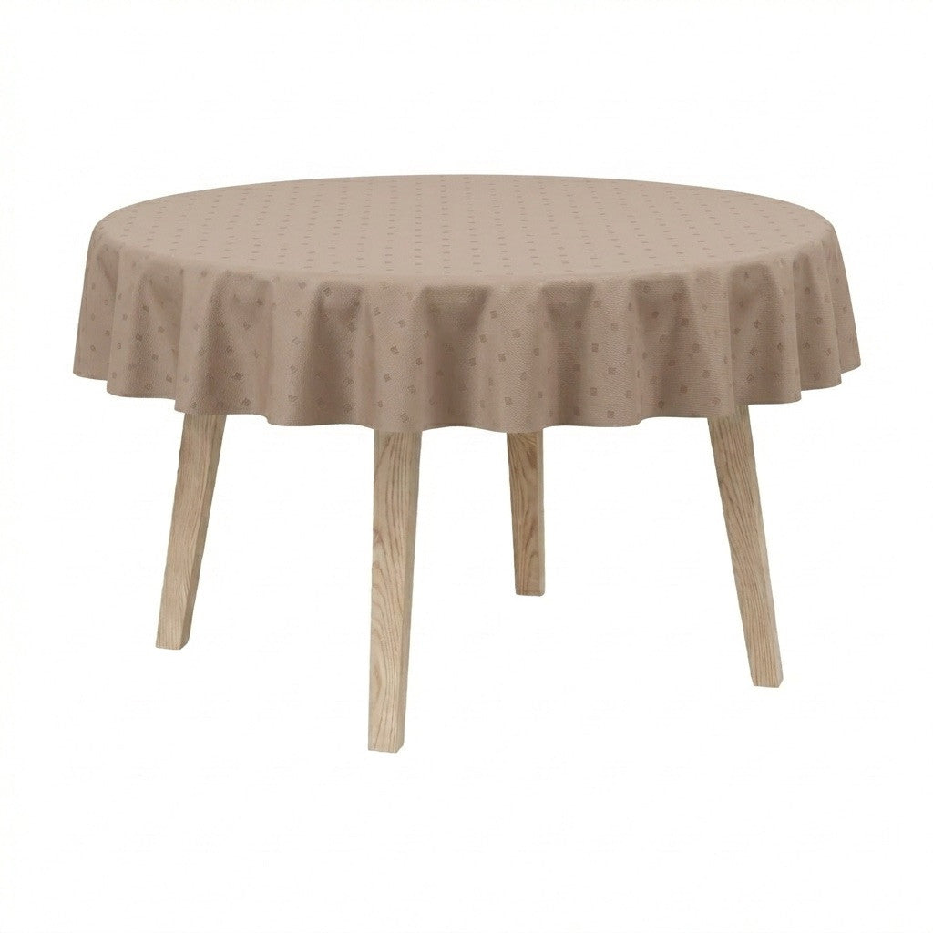 Rund duk i egyptisk damask