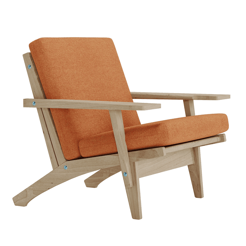 Putesett til Wegner GE 370 i ull