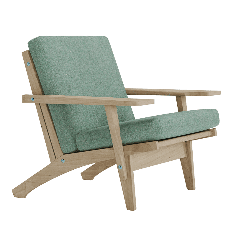 Putesett til Wegner GE 370 i ull