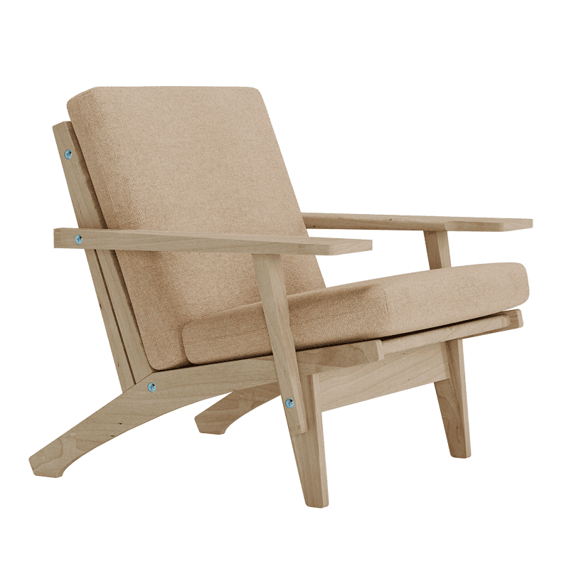 Putesett til Wegner GE 370 i ull
