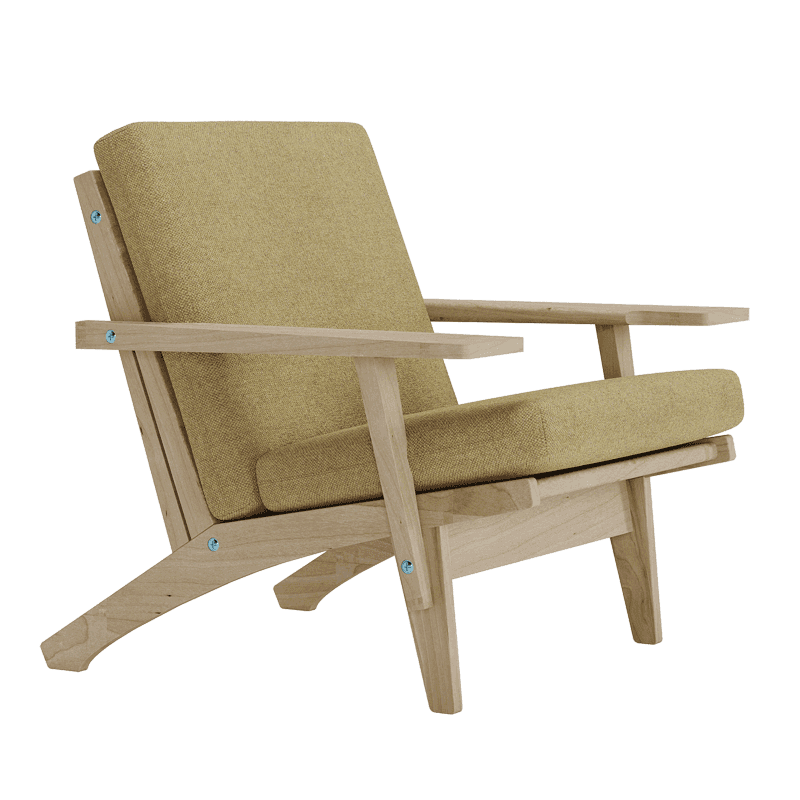 Putesett til Wegner GE 370 i ull