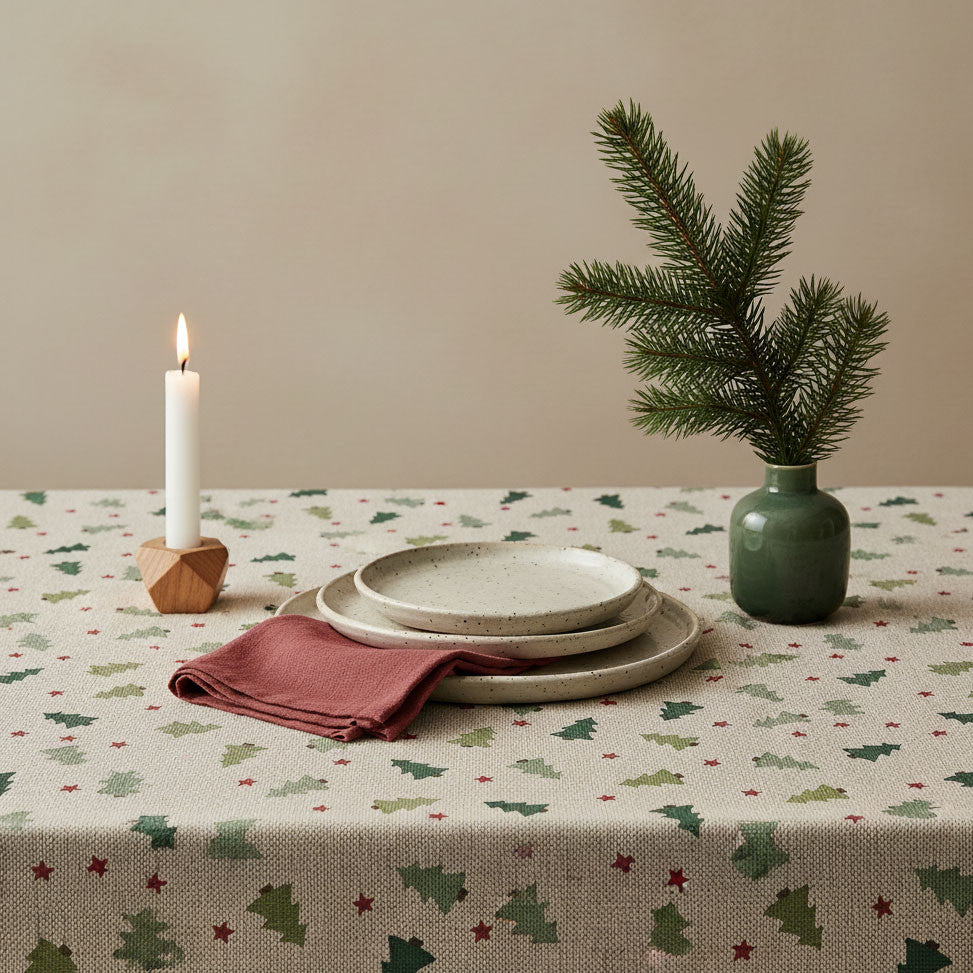 Juleduk med motiv