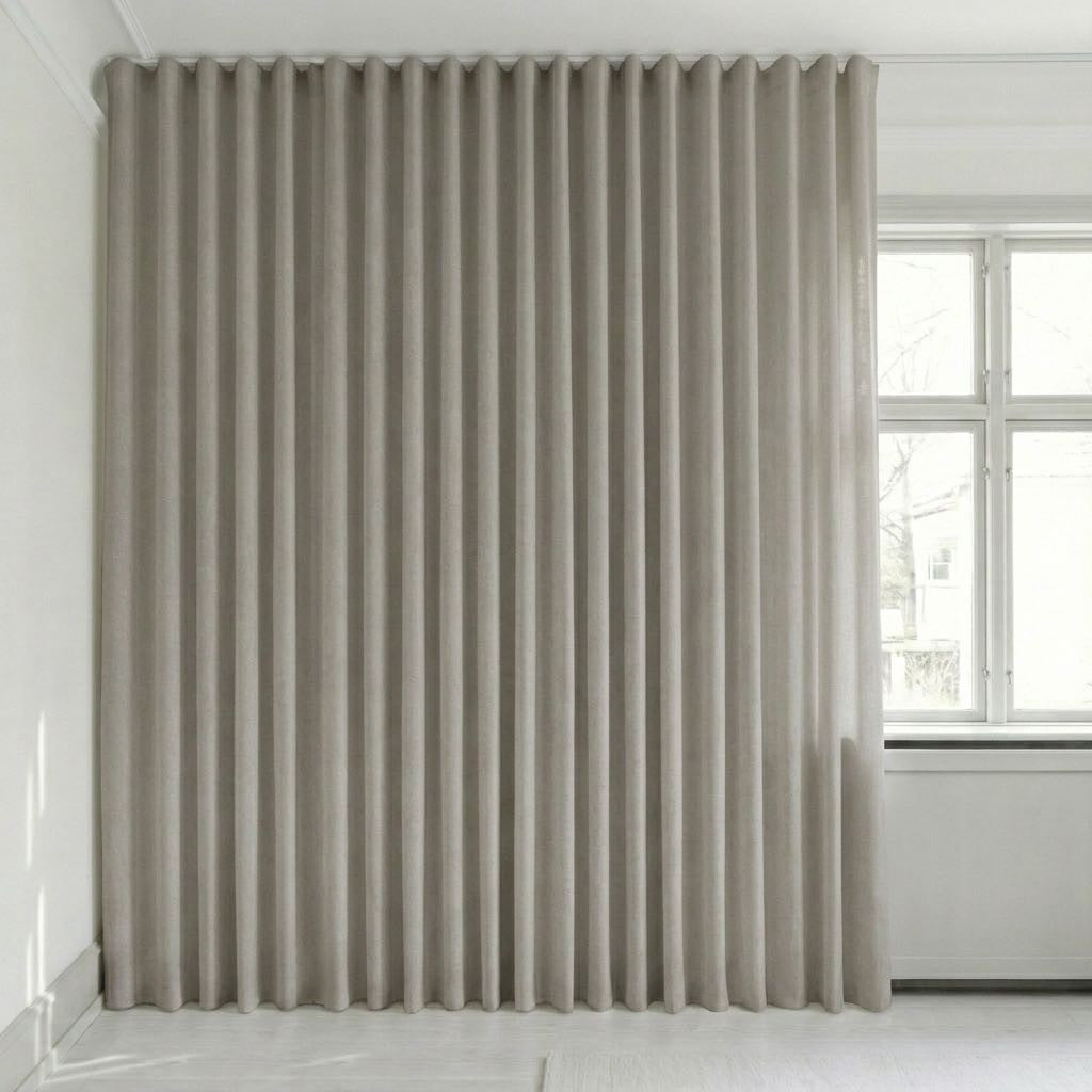 Semitransparent gardin på mål – Rina
