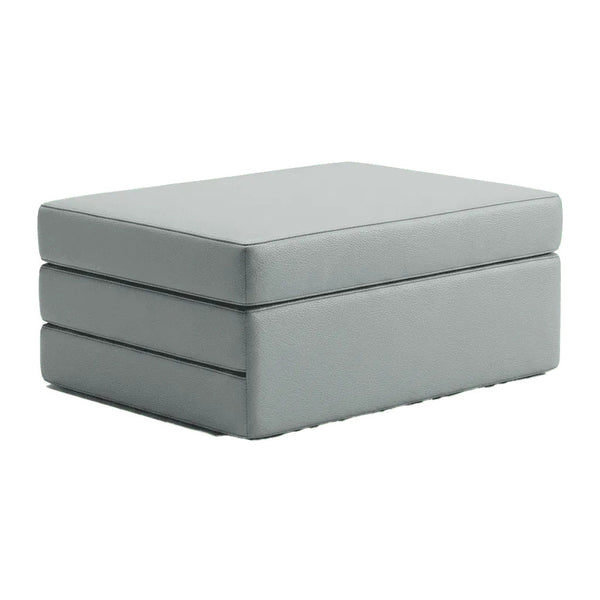 Foldemadrass på mål i kunstskinn - Aluminium - S3104