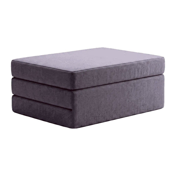 Foldemadrass på mål i velour - Grape - S6007
