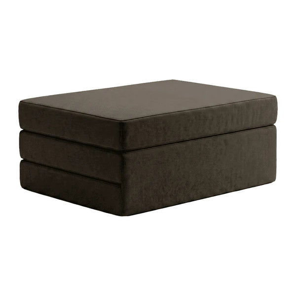 Foldemadrass på mål i velour - Deep gray - S6013