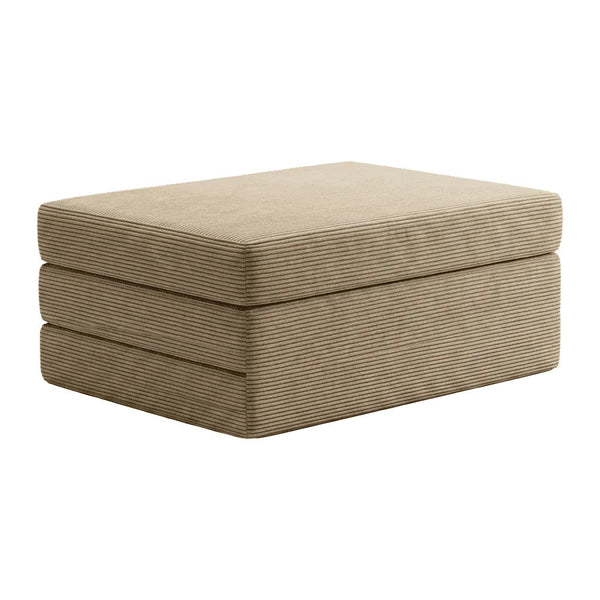 Foldemadrass på mål i velvet - Sand - S2500