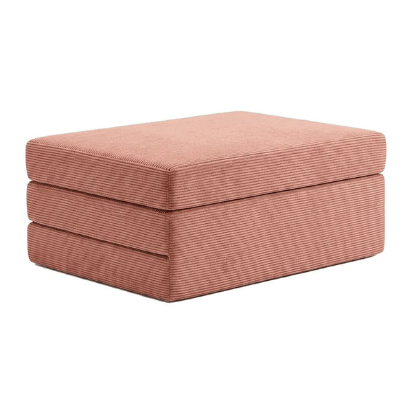 Foldemadrass på mål i velvet - Oldrose - S2504